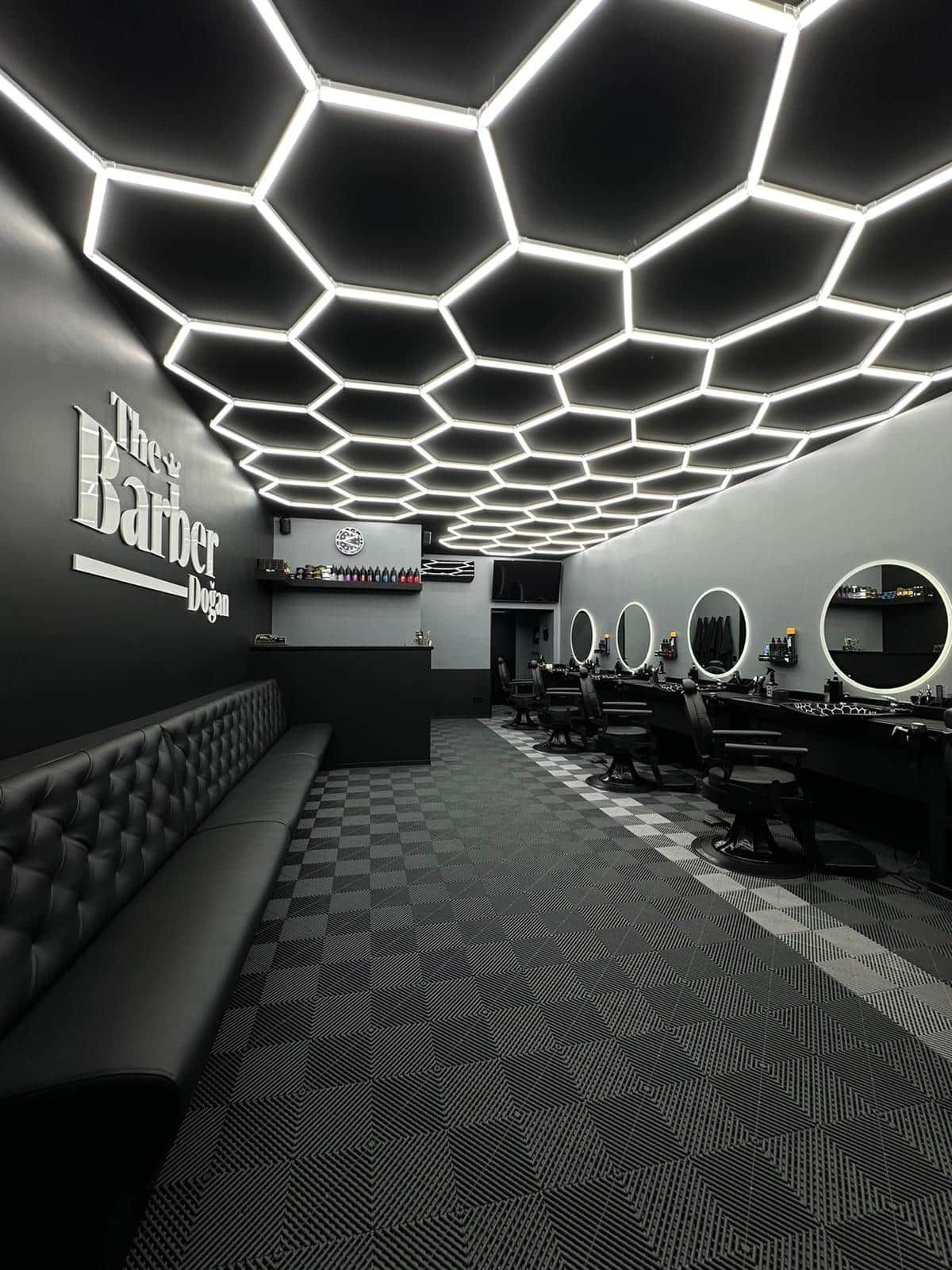 Interno del barber shop
